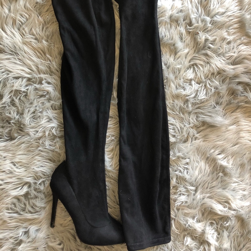 Thigh High Black Boots